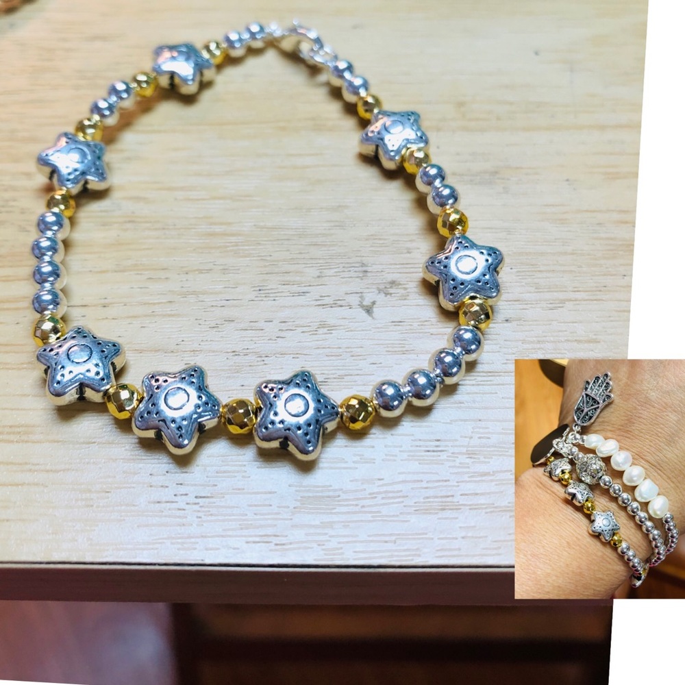 Hematite Bracelet Star